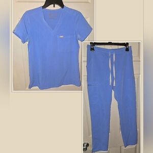 Figs Blue scrub pants